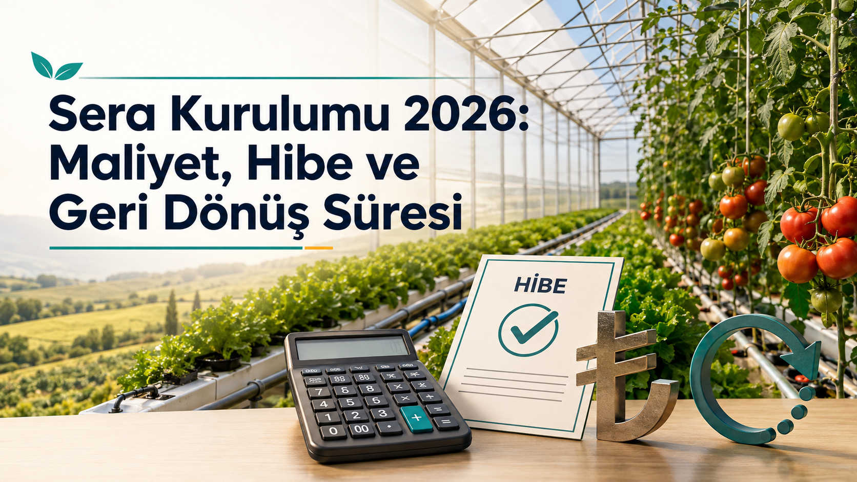 Sera Kurulumu 2026: Maliyet, Hibe ve Geri Dönüş Süresi